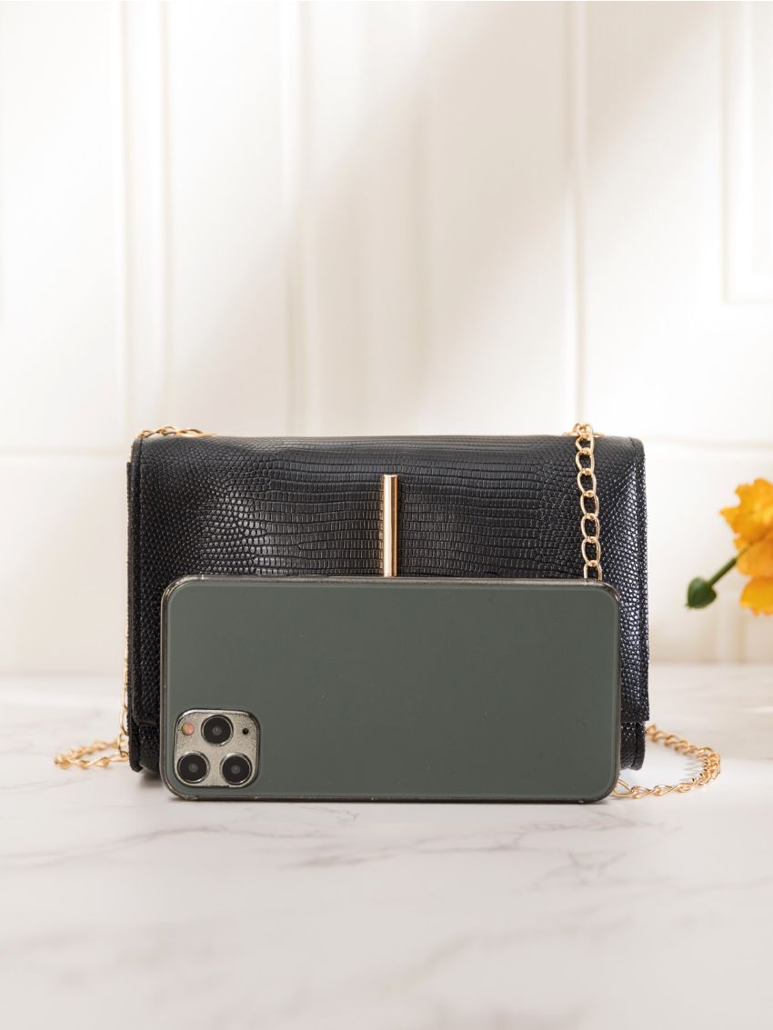 Mini Minimalist Tassel Decor Chain Square Bag