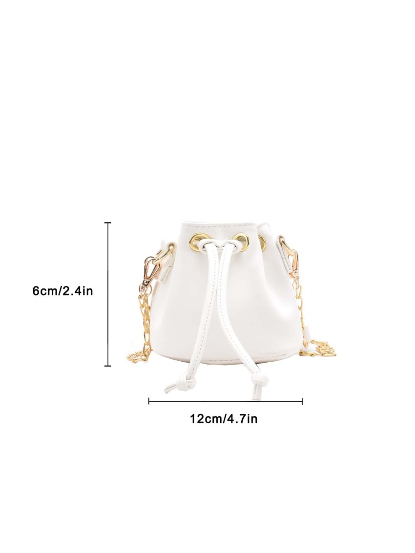 Mini Chain Bucket Bag