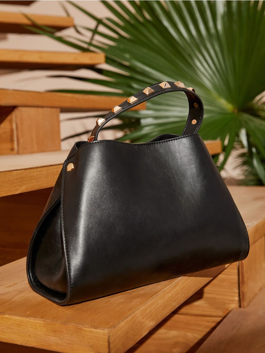 Minimalist Snap Button Dome Bag