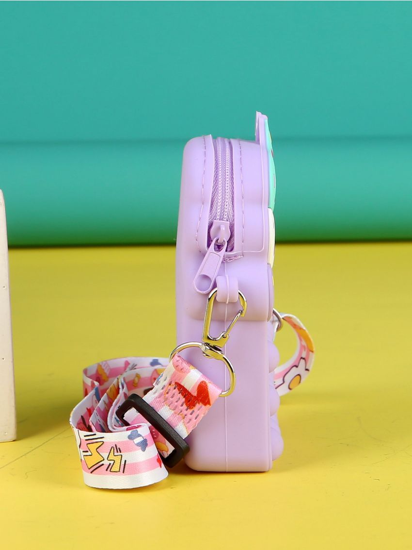 Mini Ice Cream Design Color Block Pop It Bag