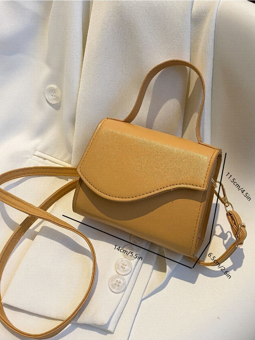 Mini Minimalist Irregular Flap Square Bag