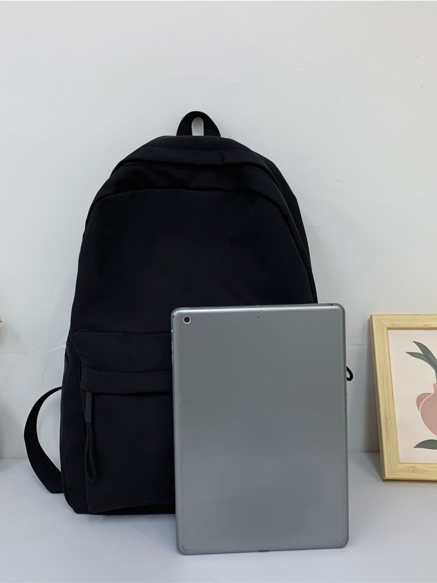 Letter Patch Large Capacity Backpack