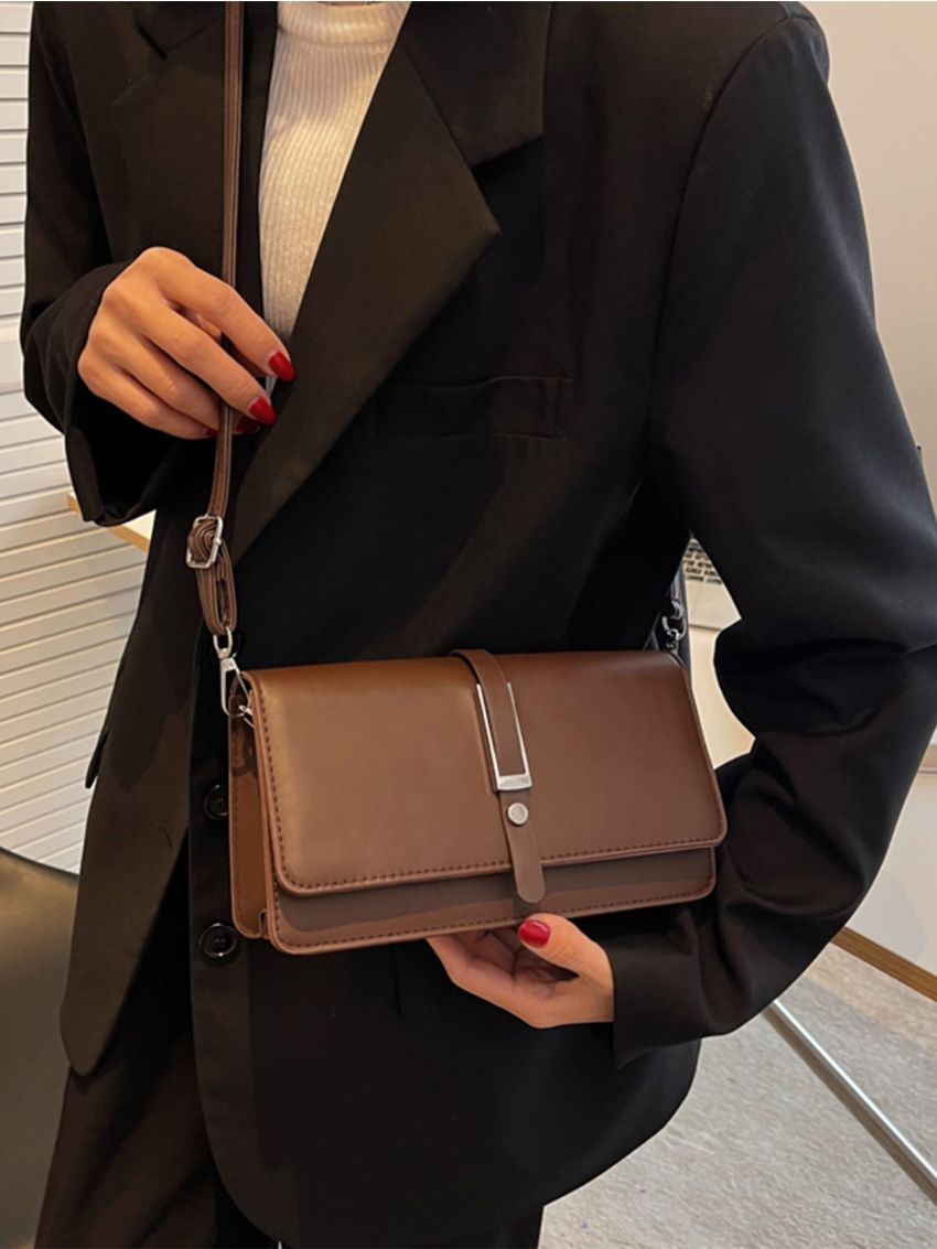 Minimalist Flap Square Bag