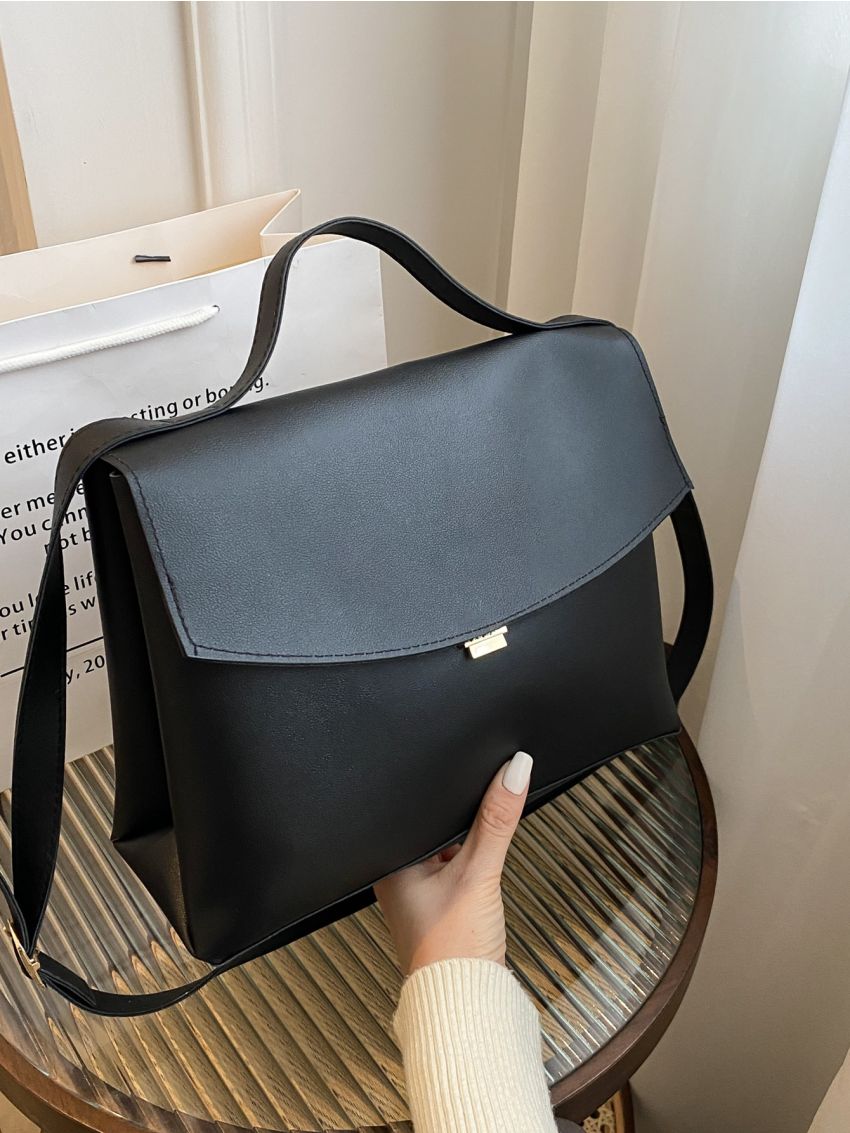 Minimalist Flap Square Bag