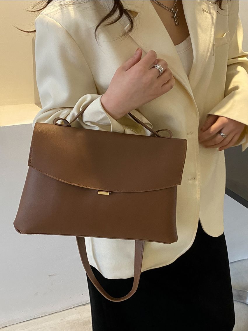 Minimalist Flap Square Bag