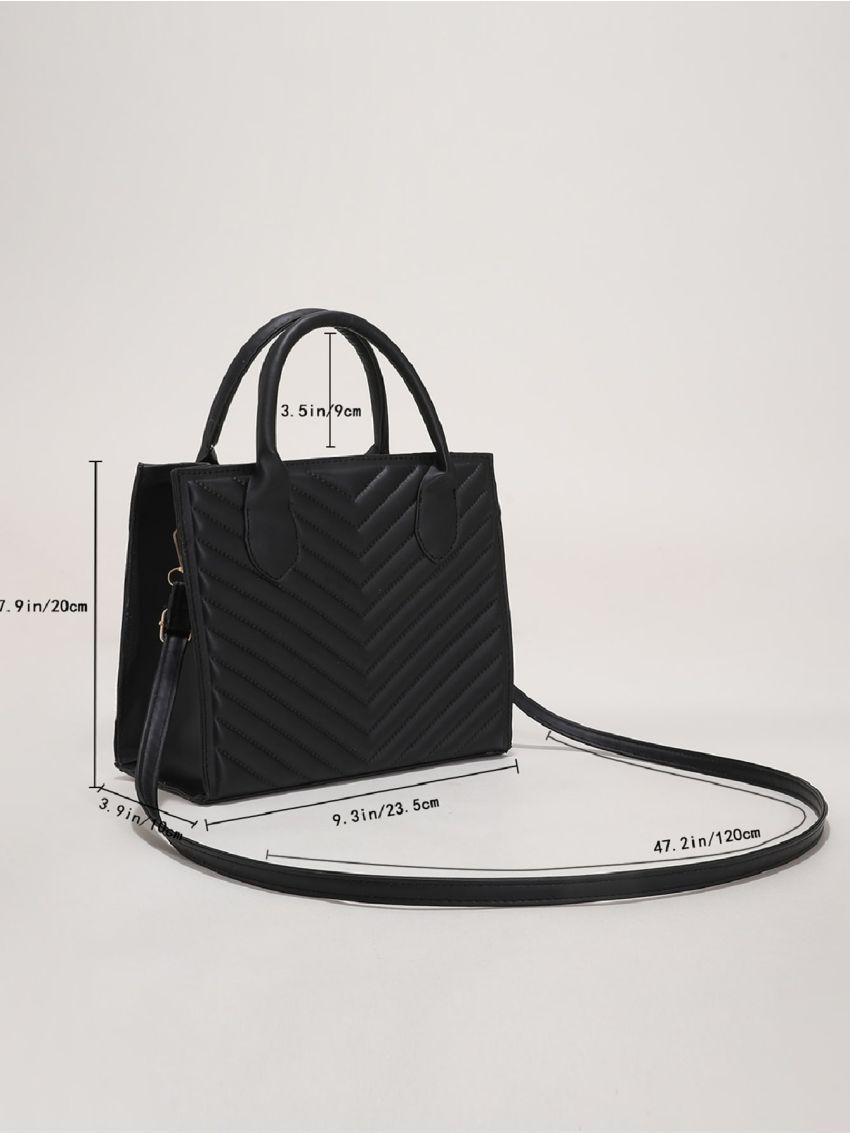 Minimalist Chevron Square Bag