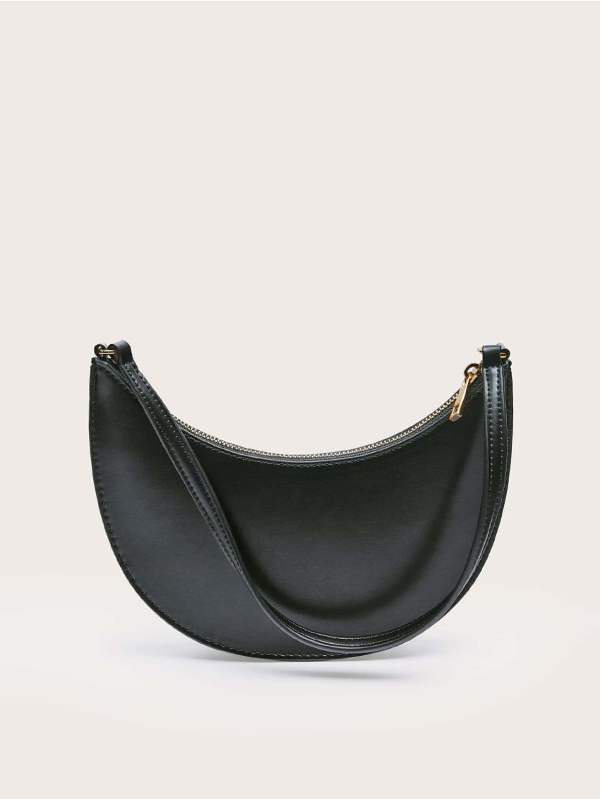 Minimalist Zip Up Hobo Bag