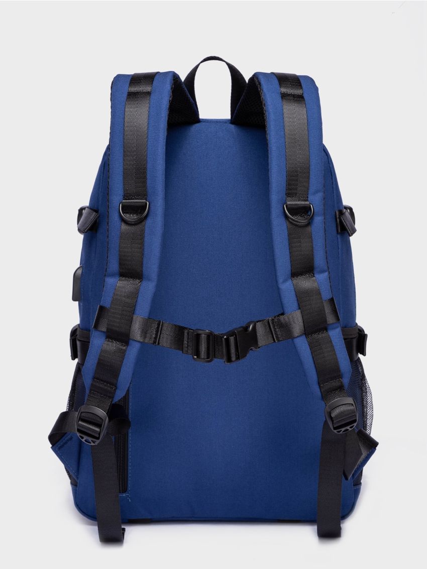Colorblock Large Capacity Backpack