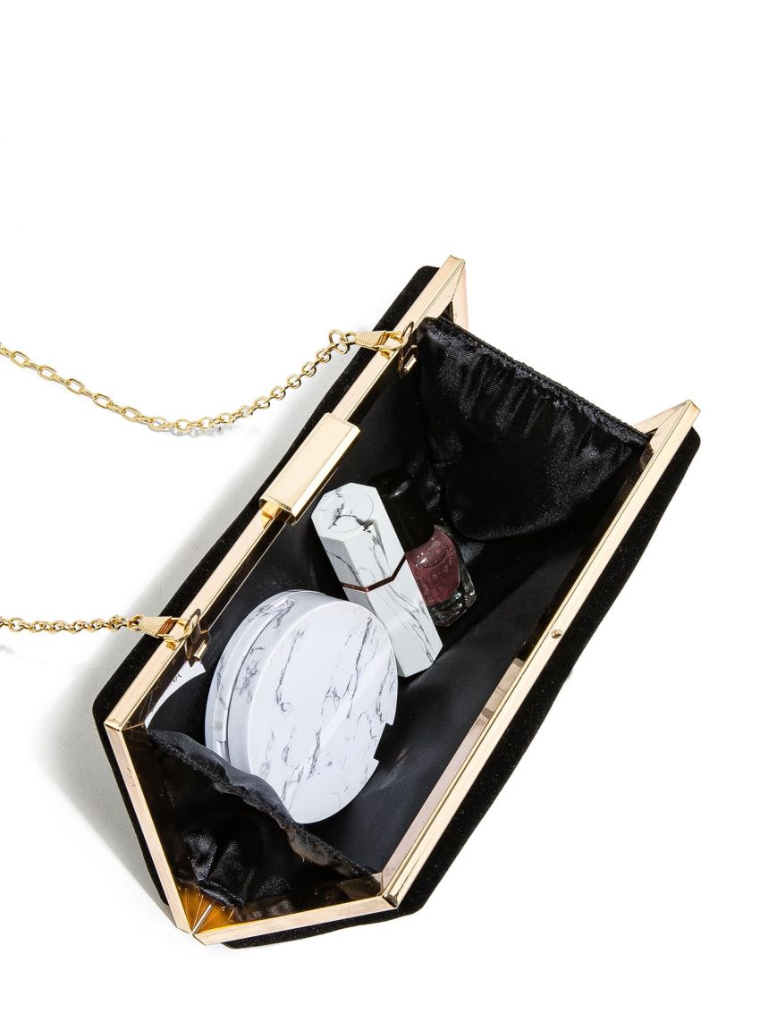 Glitter Chain Box Bag