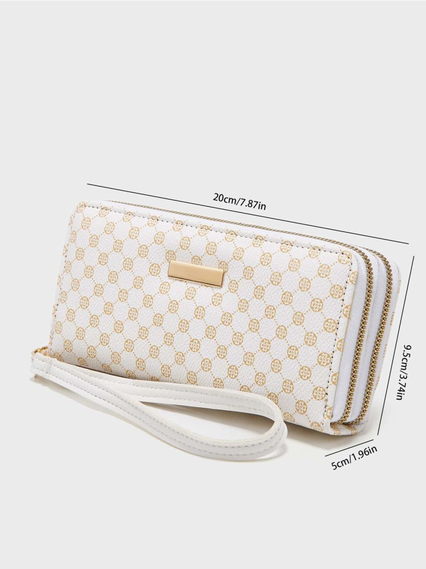 Geometric Graphic Long Wallet