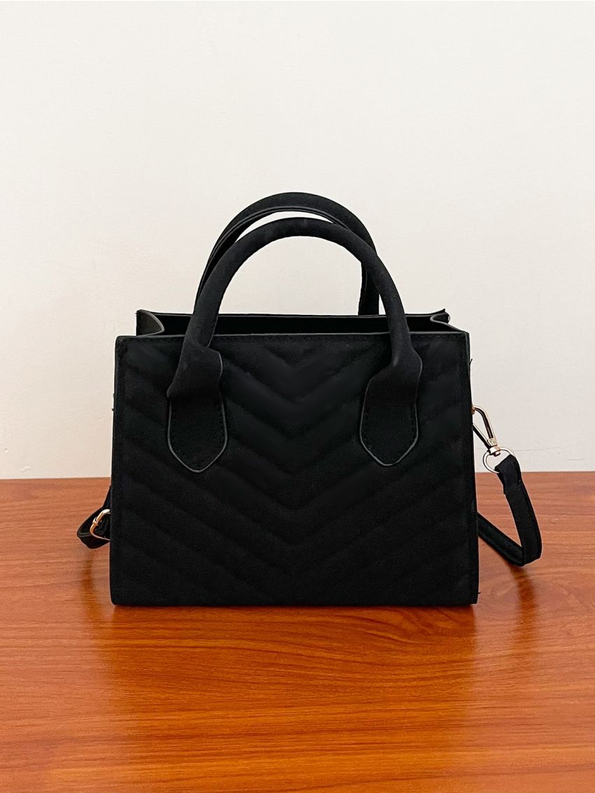 Minimalist Chevron Square Bag