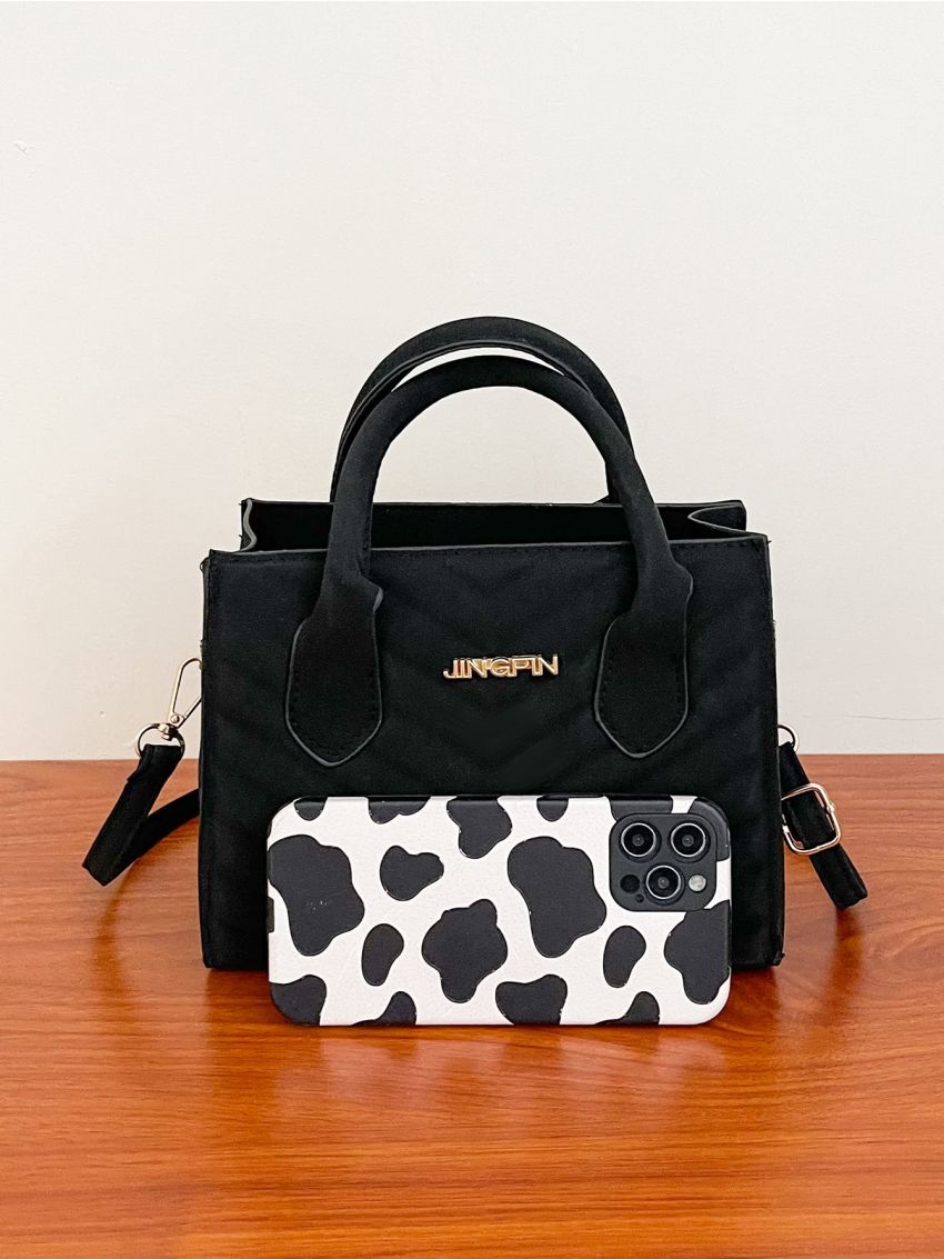 Minimalist Chevron Square Bag