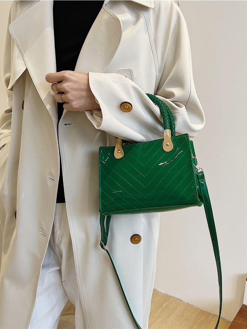 Minimalist Chevron Square Bag