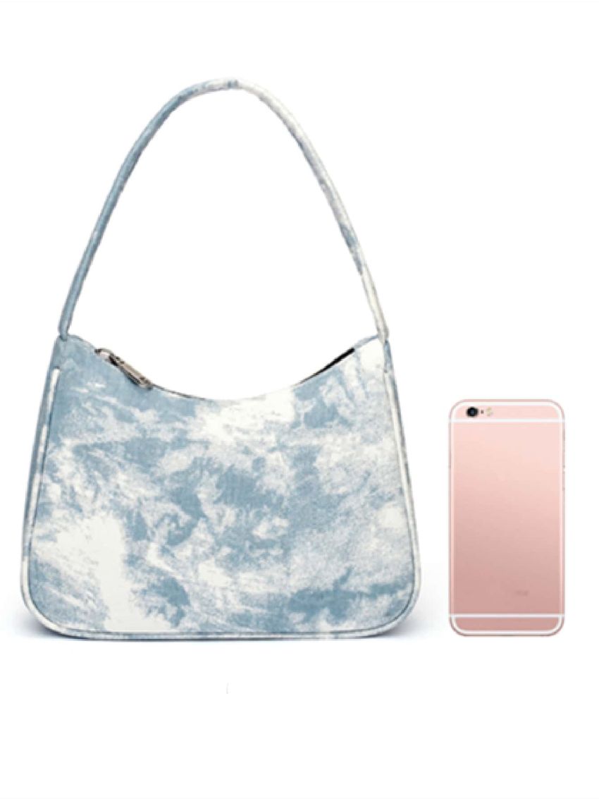 Tie Dye Canvas Baguette Bag