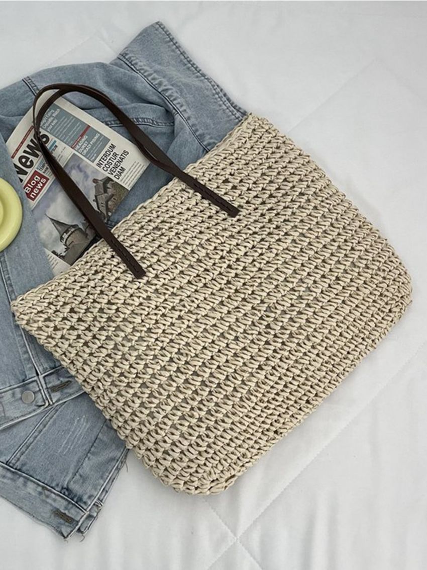 Minimalist Large Capacity Straw Bag