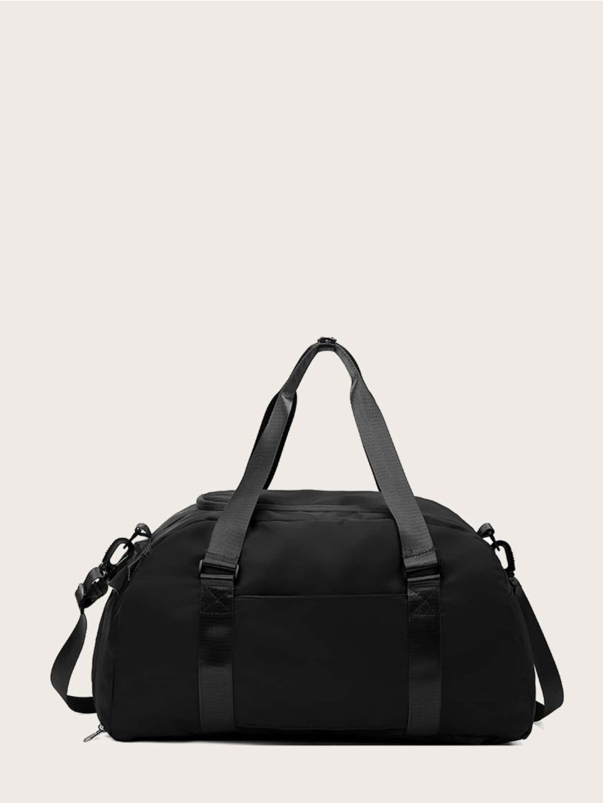 Letter Graphic Large Capacity Duffel Bag