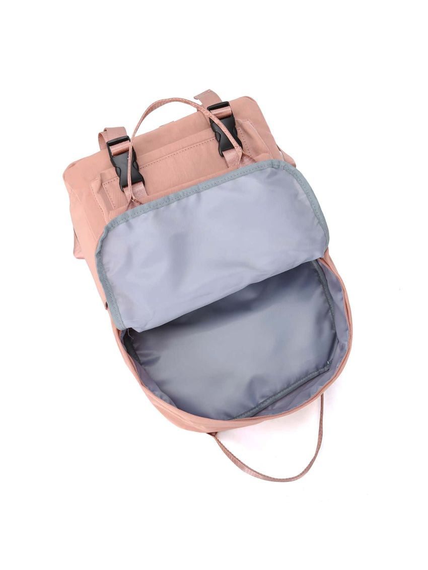 Letter Graphic Release Buckle Detail  Backpack