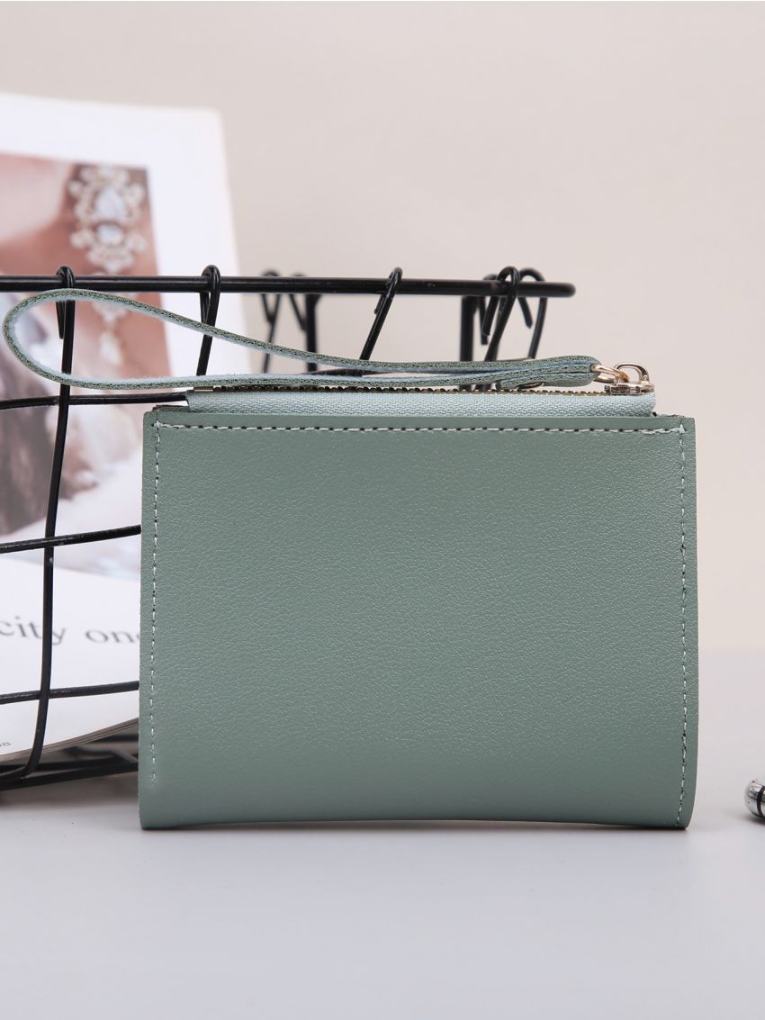 Stitch Detail Small Wallet