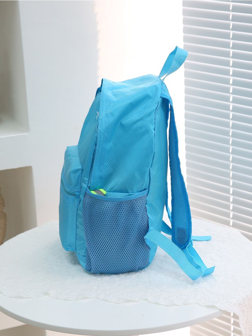 Letter Graphic Large Capacity Foldable Backpack
