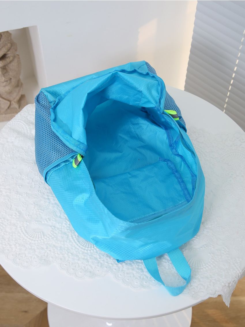 Letter Graphic Large Capacity Foldable Backpack