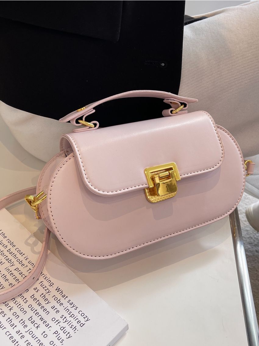 Minimalist Flap Top Handle Bag