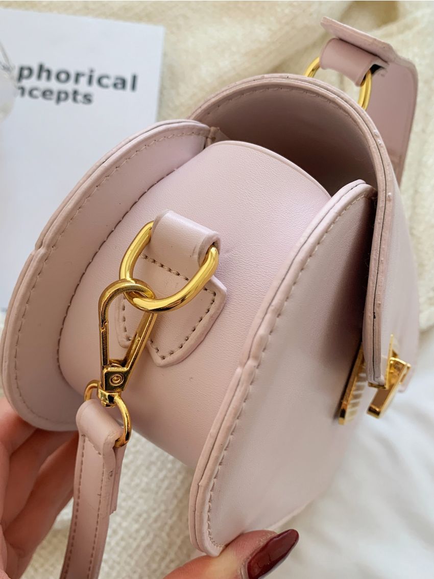 Minimalist Flap Top Handle Bag