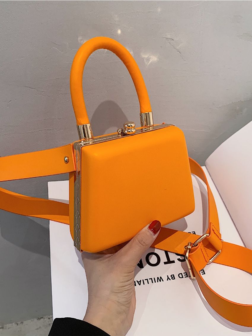 Mini Colorblock Top Handle Bag