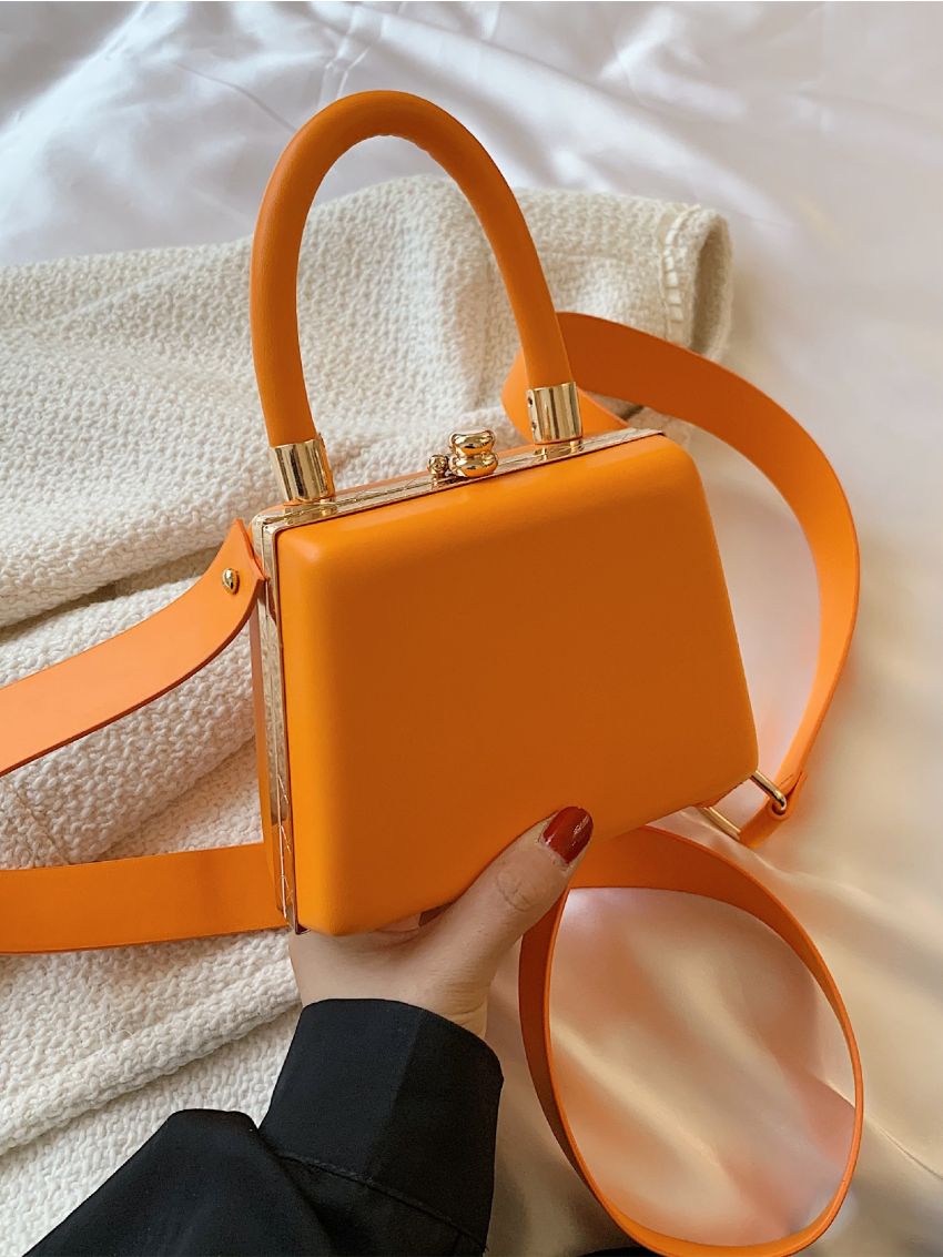 Mini Colorblock Top Handle Bag
