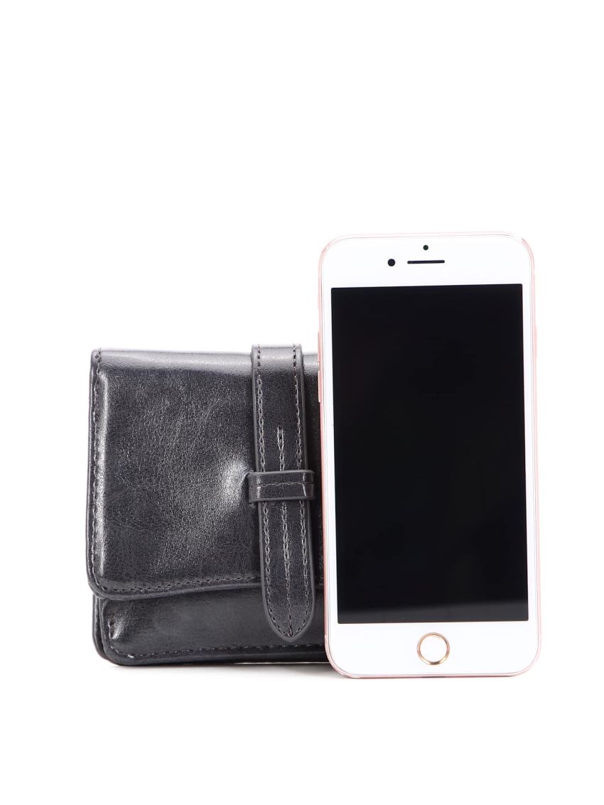 Minimalist Stitch Trim Small Wallet