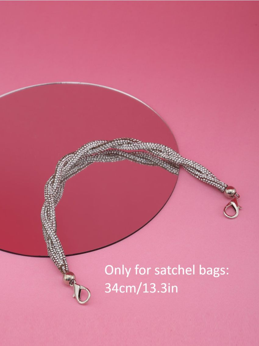 Rhinestone Decor Bag Strap