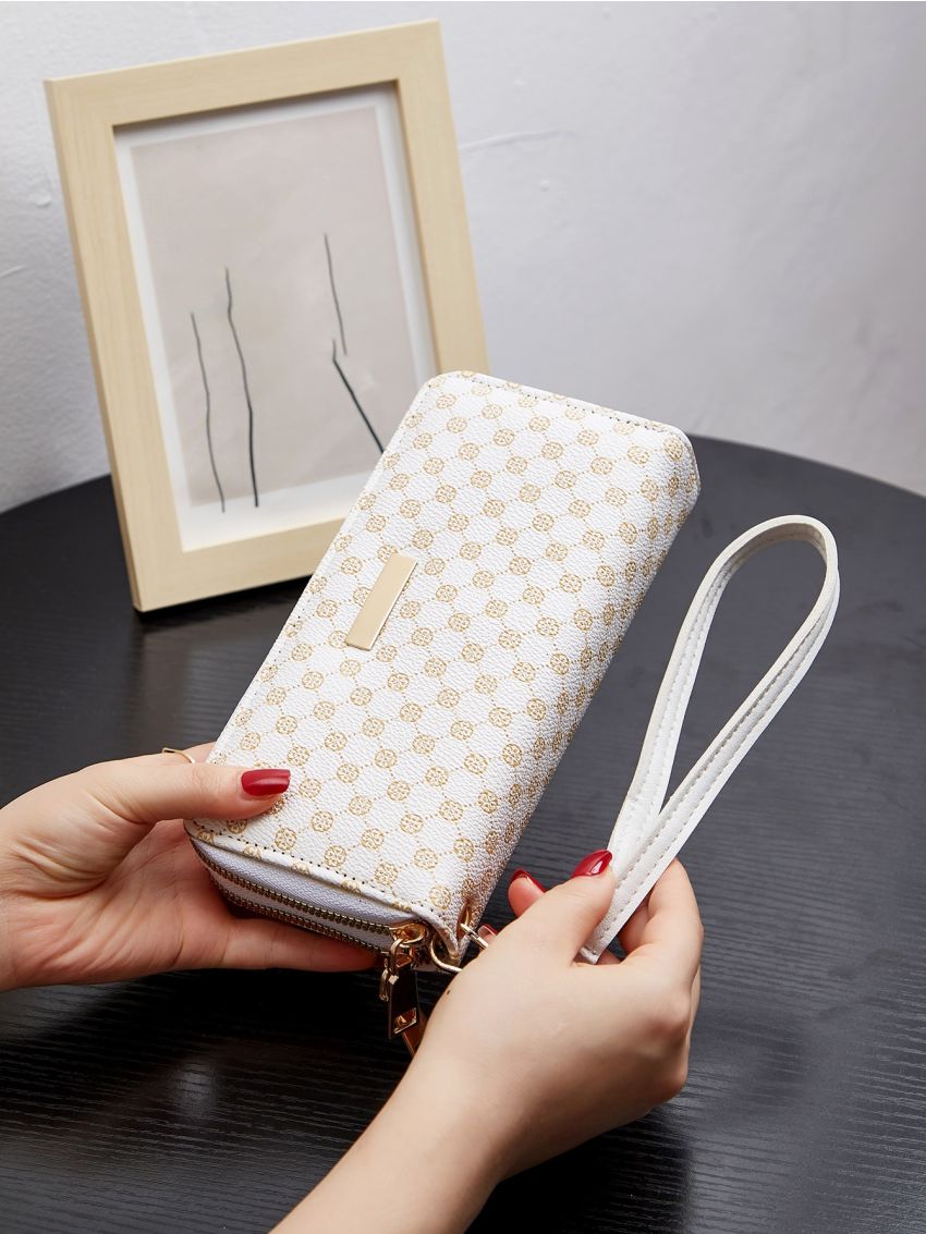 Geometric Graphic Long Wallet