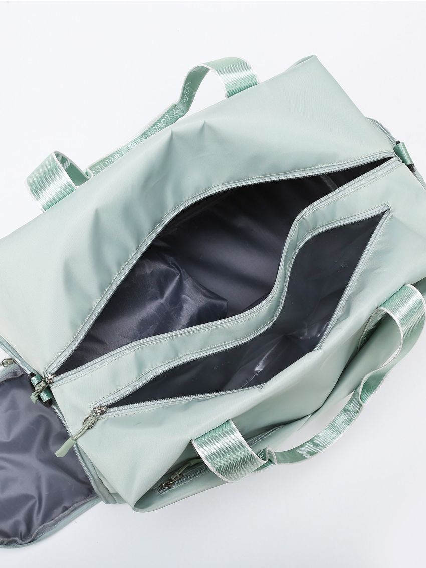 Letter Graphic Duffel Bag