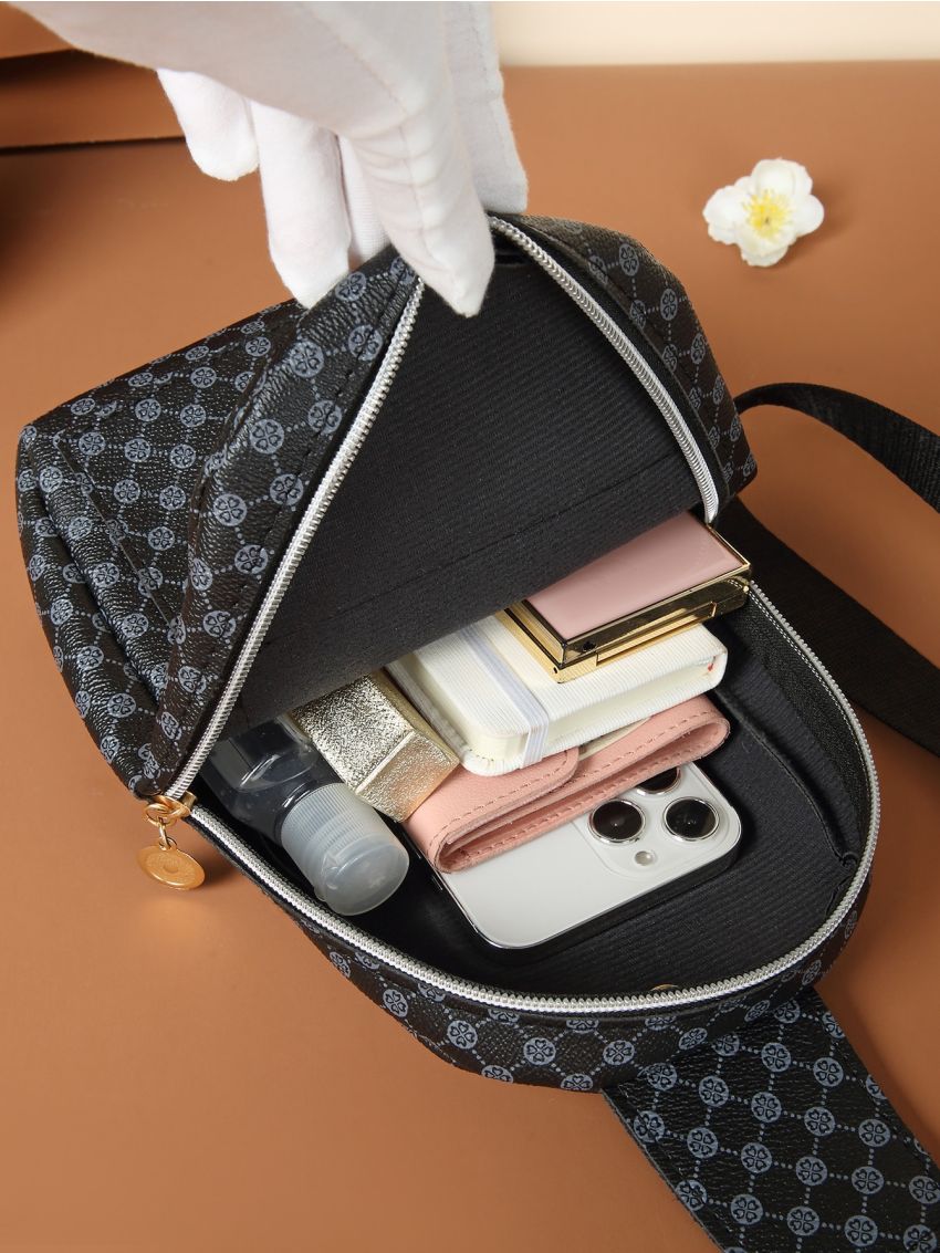 Mini Letter & Geo Graphic Fanny Pack