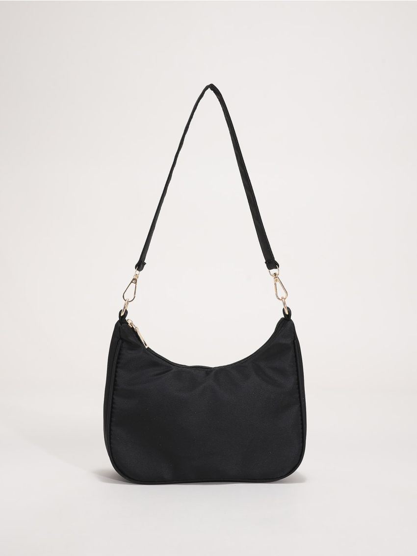 Metal Decor Shoulder Bag