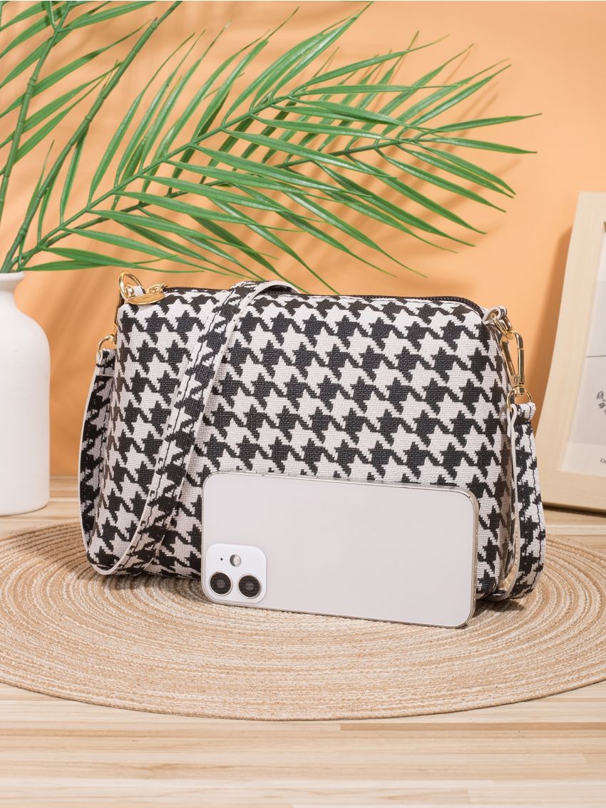 Geo Print Square Bag
