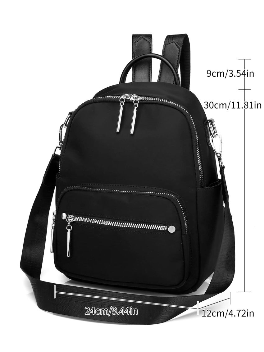 Waterproof Multi Zip Classic Backpack