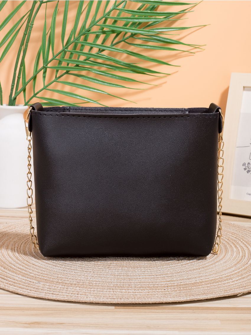 Mini Minimalist Chain Bucket Bag