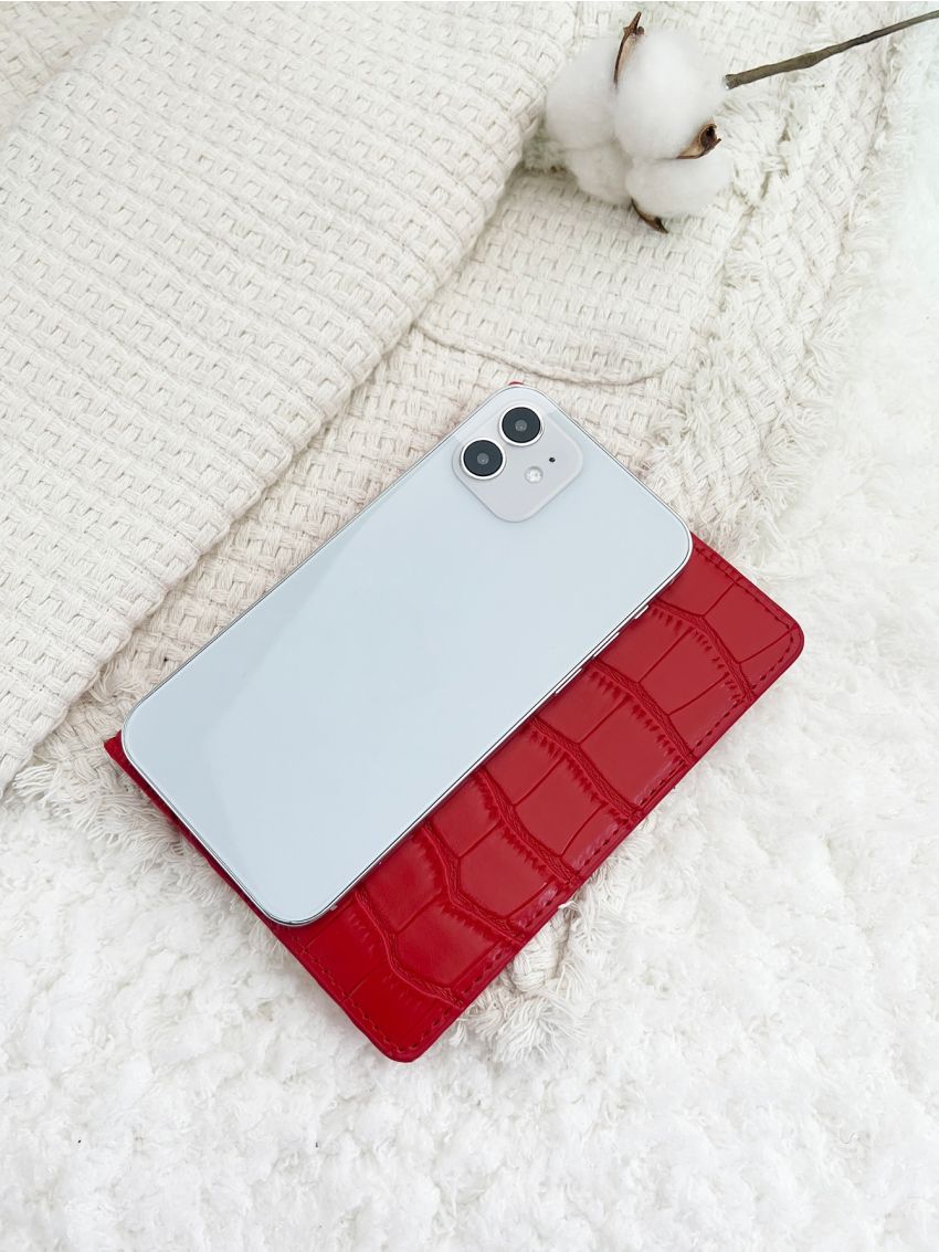 Crocodile Embossed Card Holder