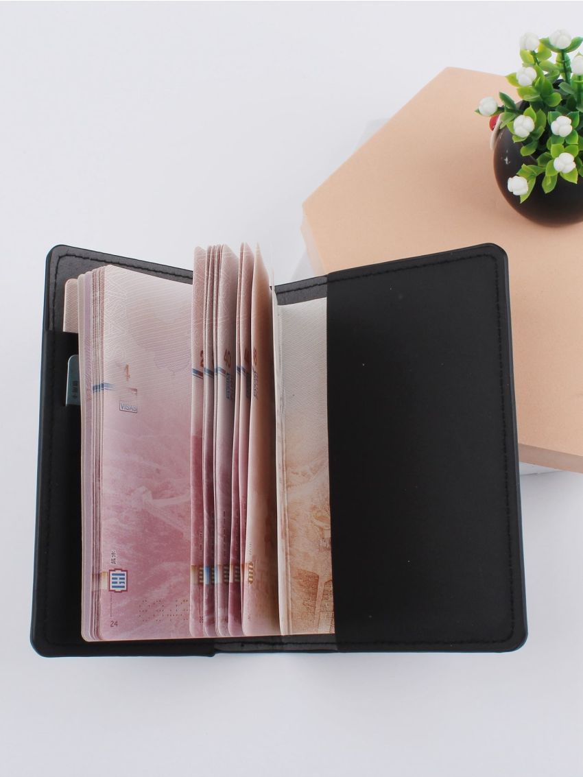 Letter Graphic Passport Case