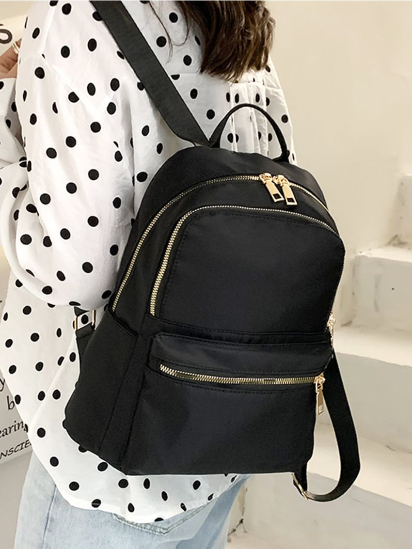 Multi Zipper Classic Backpack