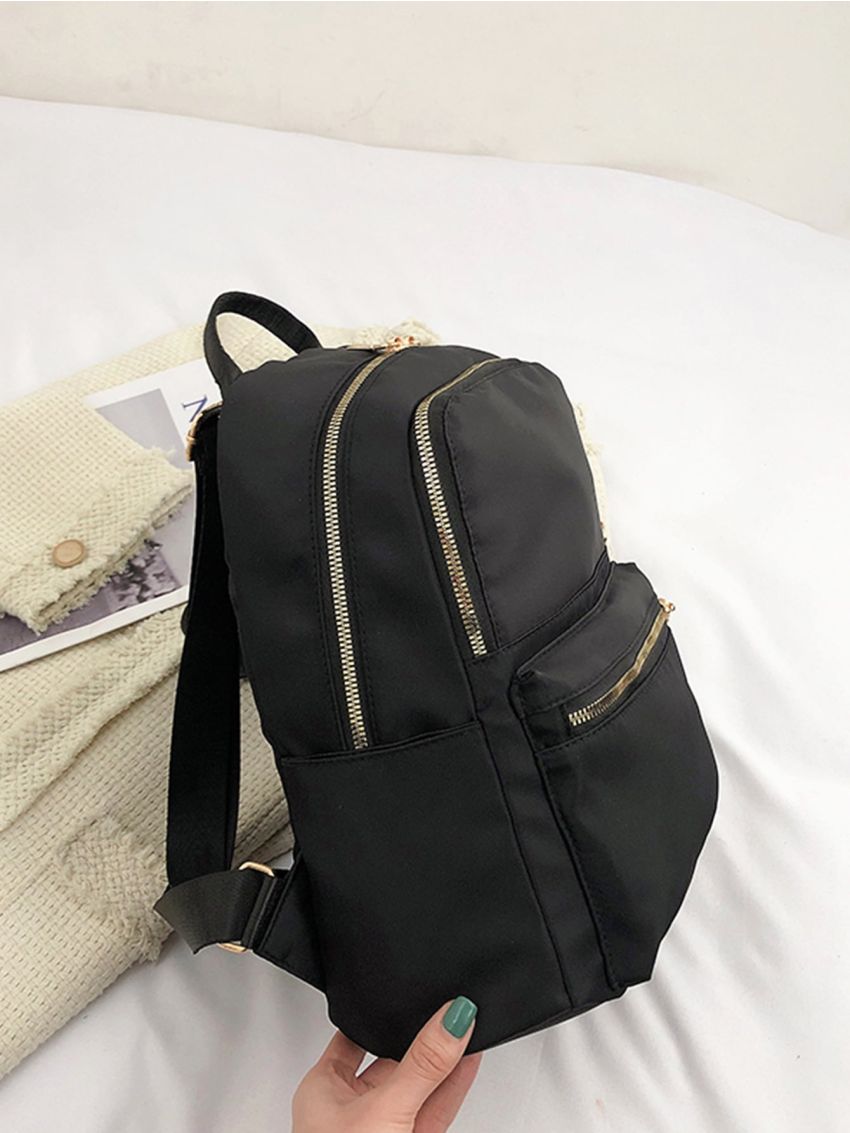 Multi Zipper Classic Backpack