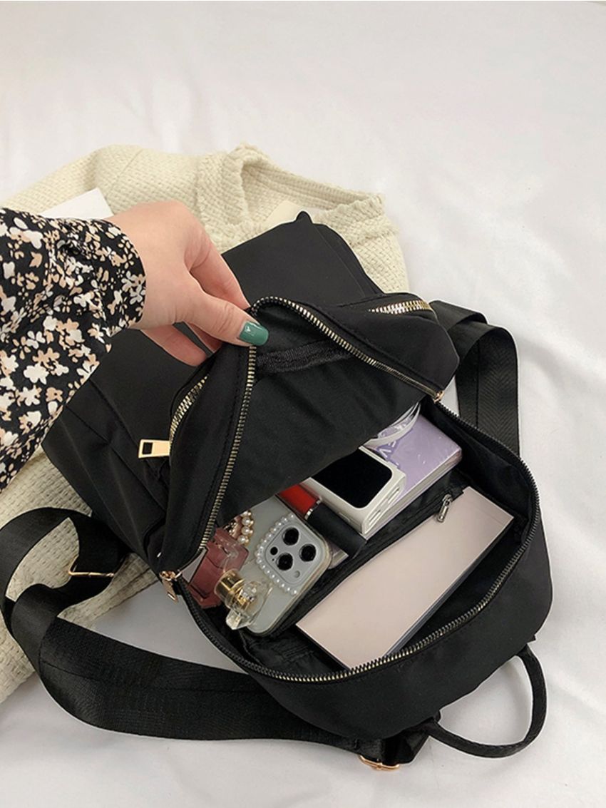 Multi Zipper Classic Backpack