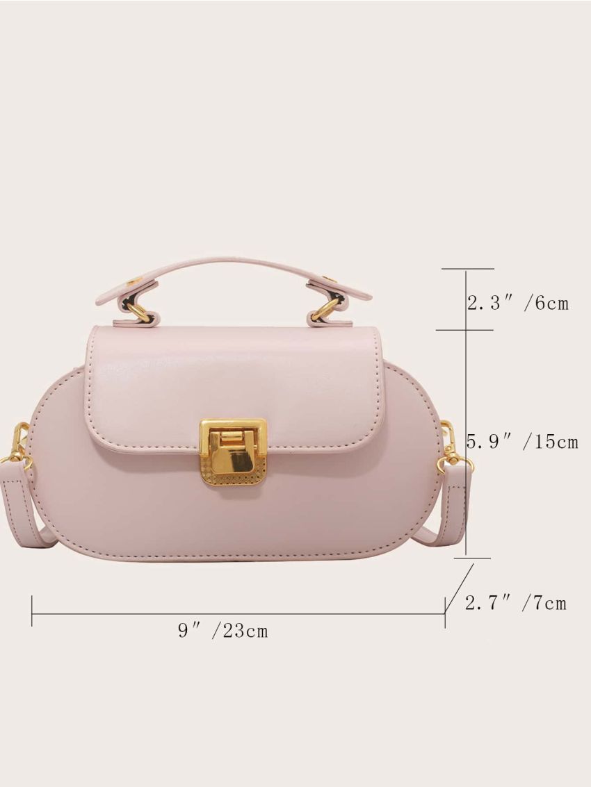 Minimalist Flap Top Handle Bag