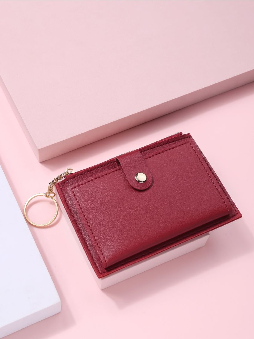 Snap Button Small Wallet