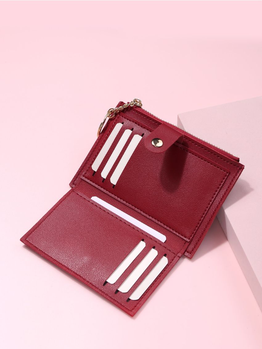 Snap Button Small Wallet