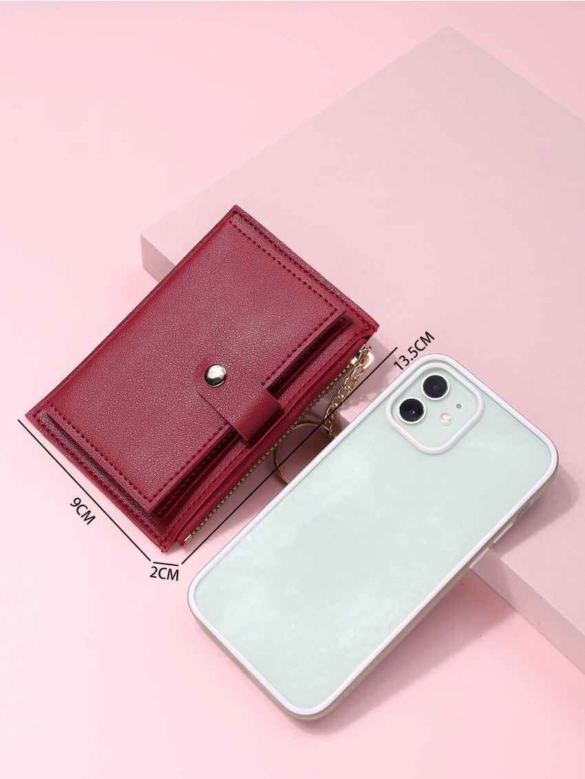 Snap Button Small Wallet