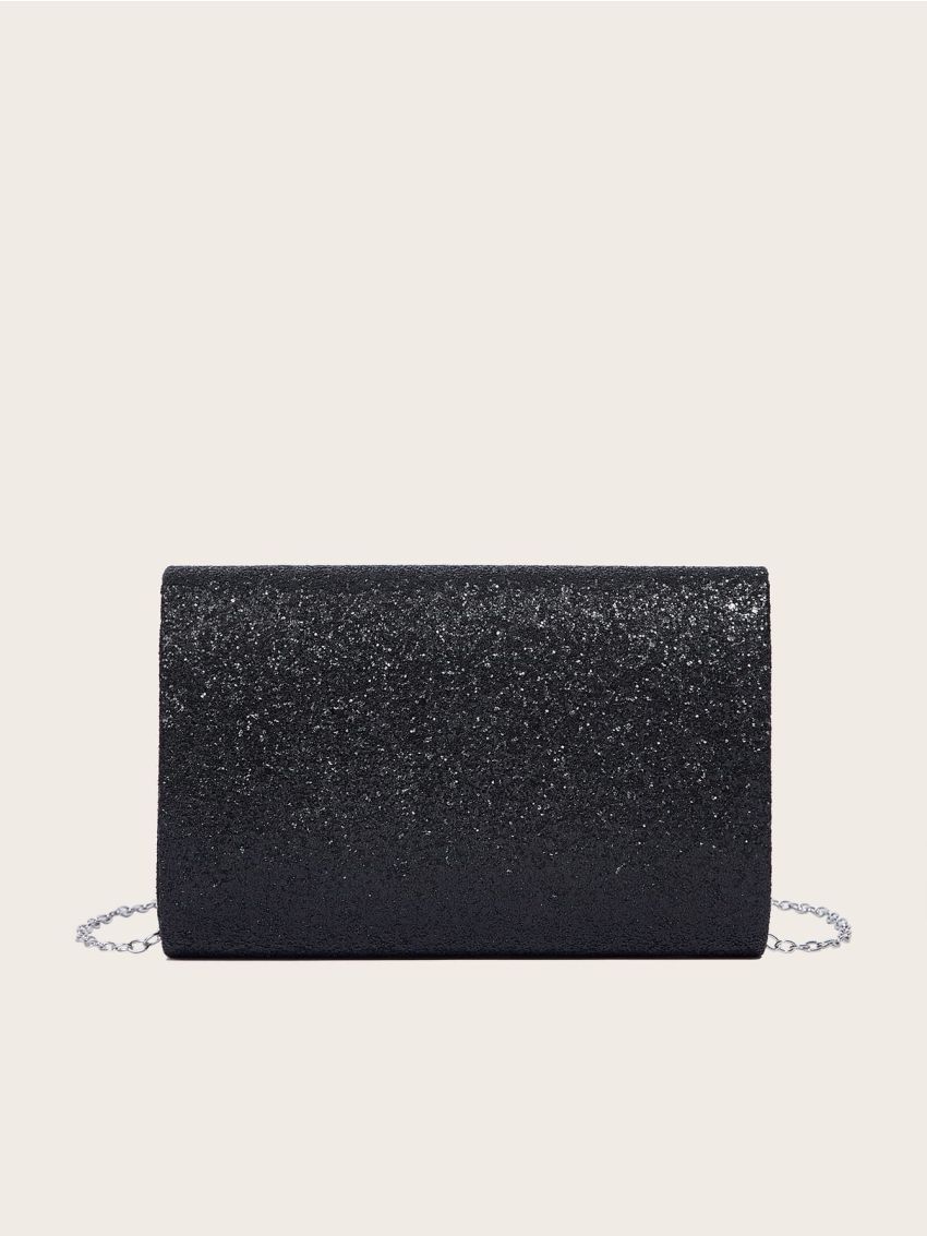 Rhinestone & Glitter Decor Evening Bag