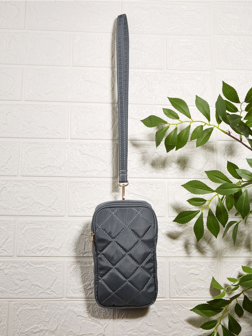 Minimalist Quilted Phone Wallet