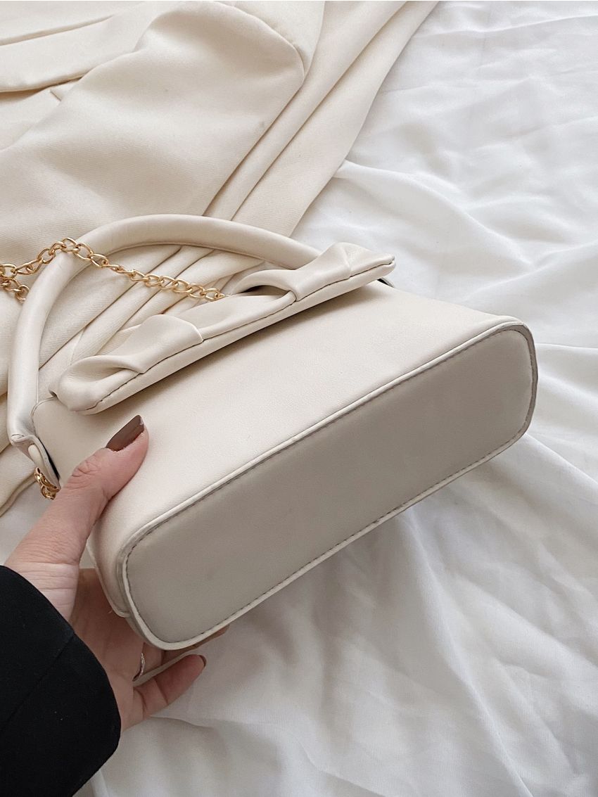 Minimalist Flap Ruched Bag