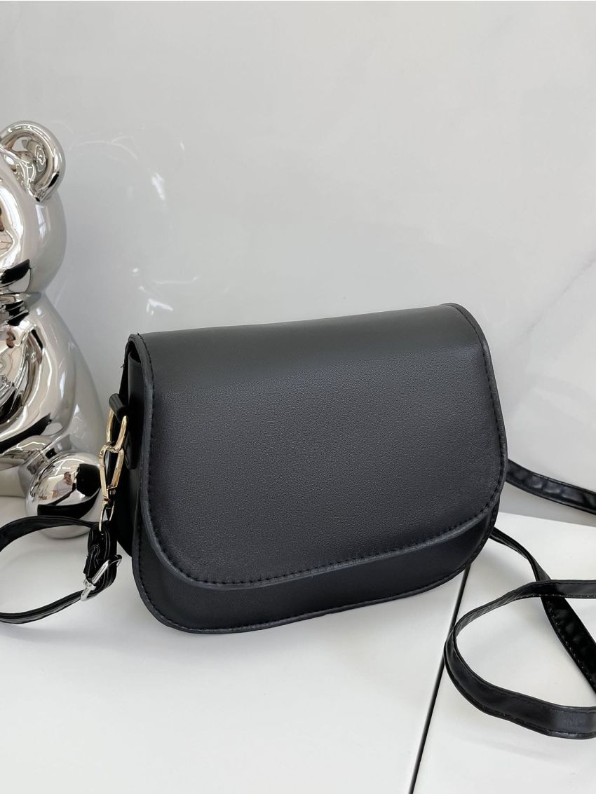 Mini Minimalist Flap Saddle Bag